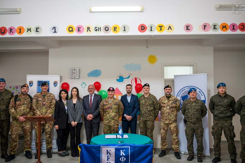 Progetto nato dalla collaborazione tra la cellula CIMIC di KFOR e le Istituzioni locali