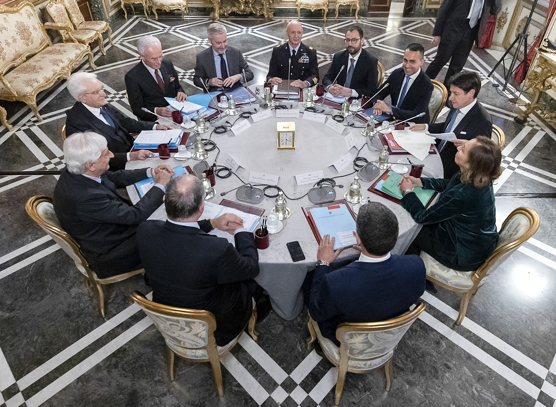 Riunione del Consiglio Supremo di Difesa Riunione del Consiglio Supremo di Difesa