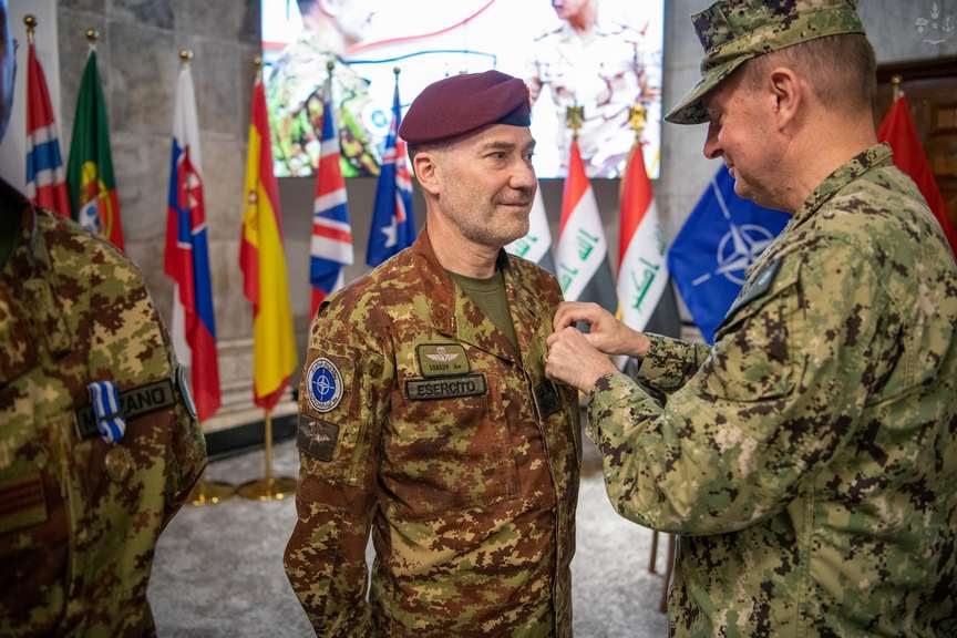 Baghdad: il Gen. Iannucci cede il comando della NATO Mission Iraq