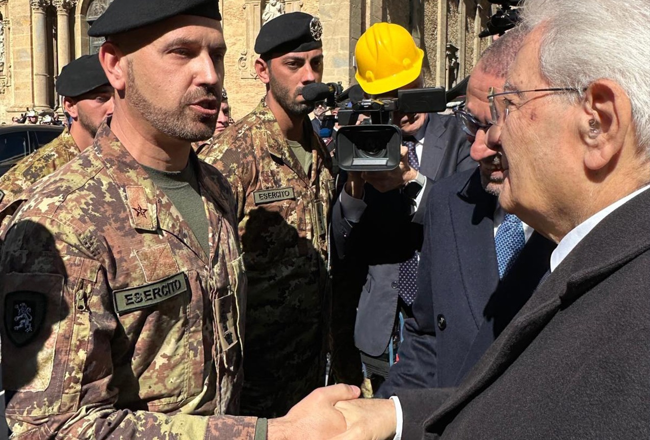 Niscemi Landslide Emergency: President Mattarella’s Greeting to the Military Personnel Supporting the Population