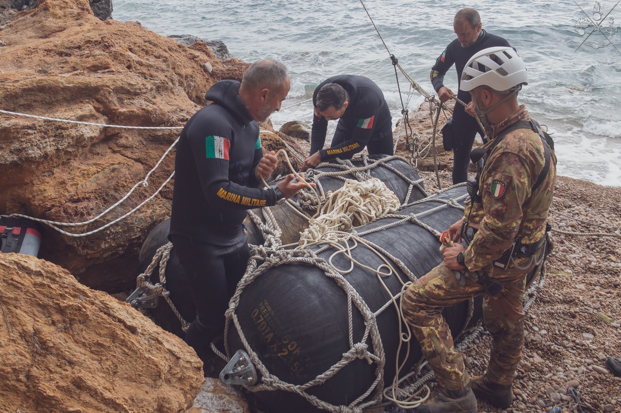Lerici: Esercito e Marina Militare neutralizzato un potente ordigno bellico