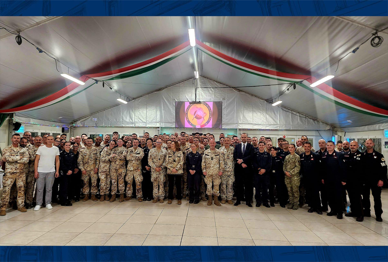 Il Sottosegretario Rauti incontra il contingente italiano a Gibuti