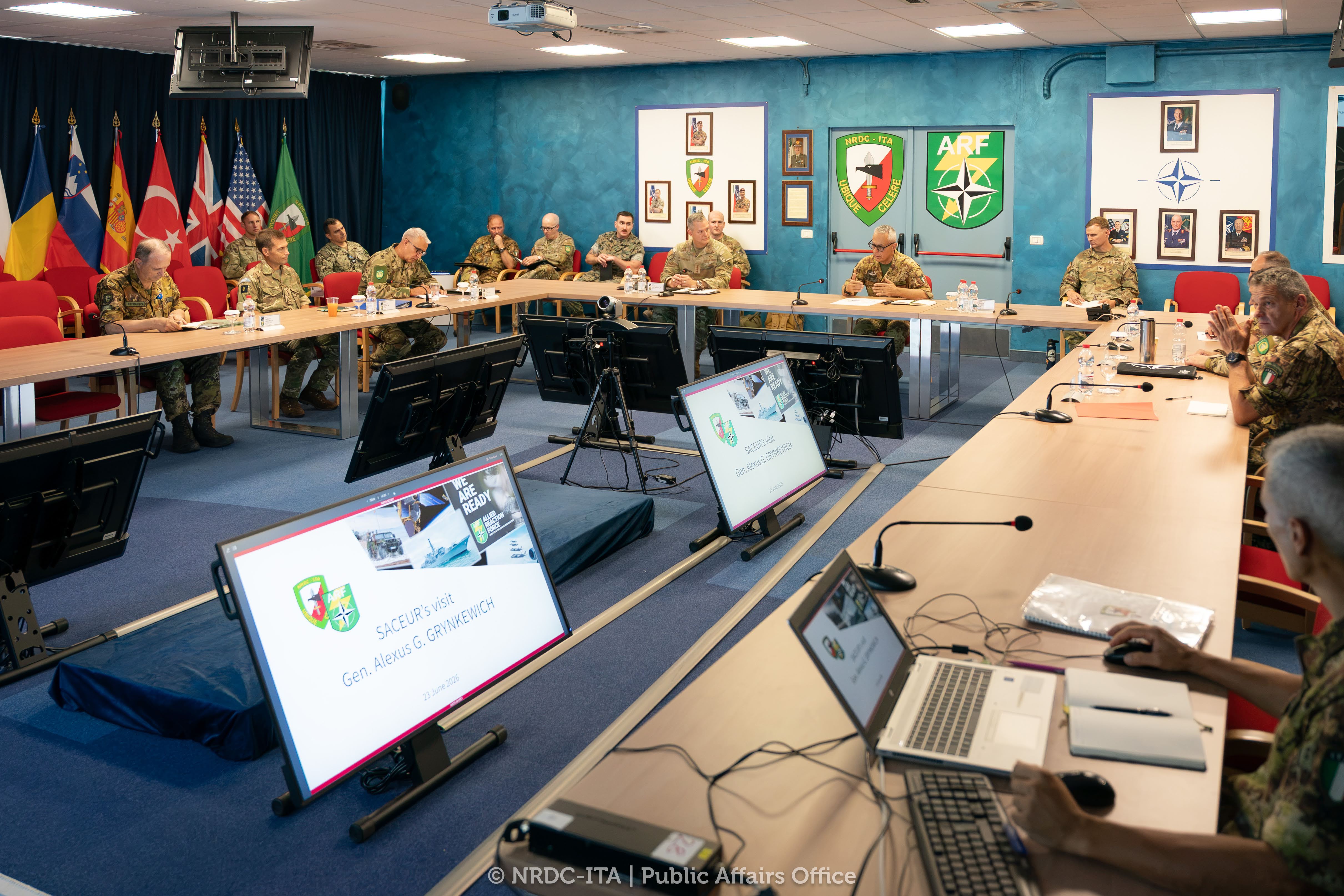 Visita del SACEUR a NRDC-ITA: due anni di Allied Reaction Force, prontezza e innovazione