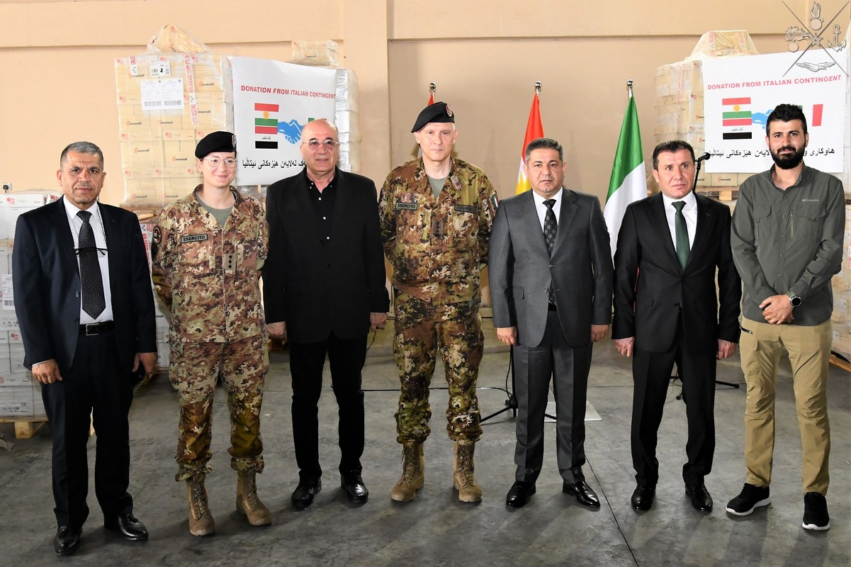 Proseguono le iniziative del Contingente italiano a favore delle popolazioni del Kurdistan