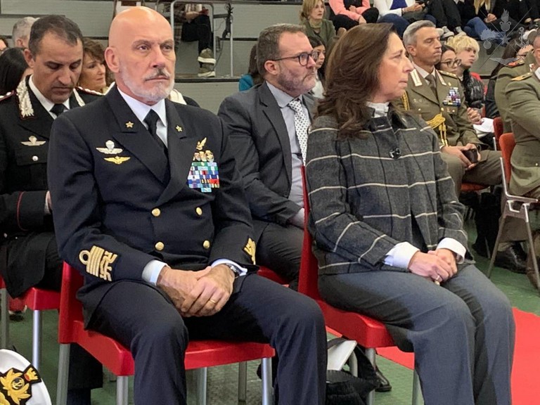 Il Capo di SMD Amm. Cavo Dragone alla cerimonia per la Giornata del Veterano