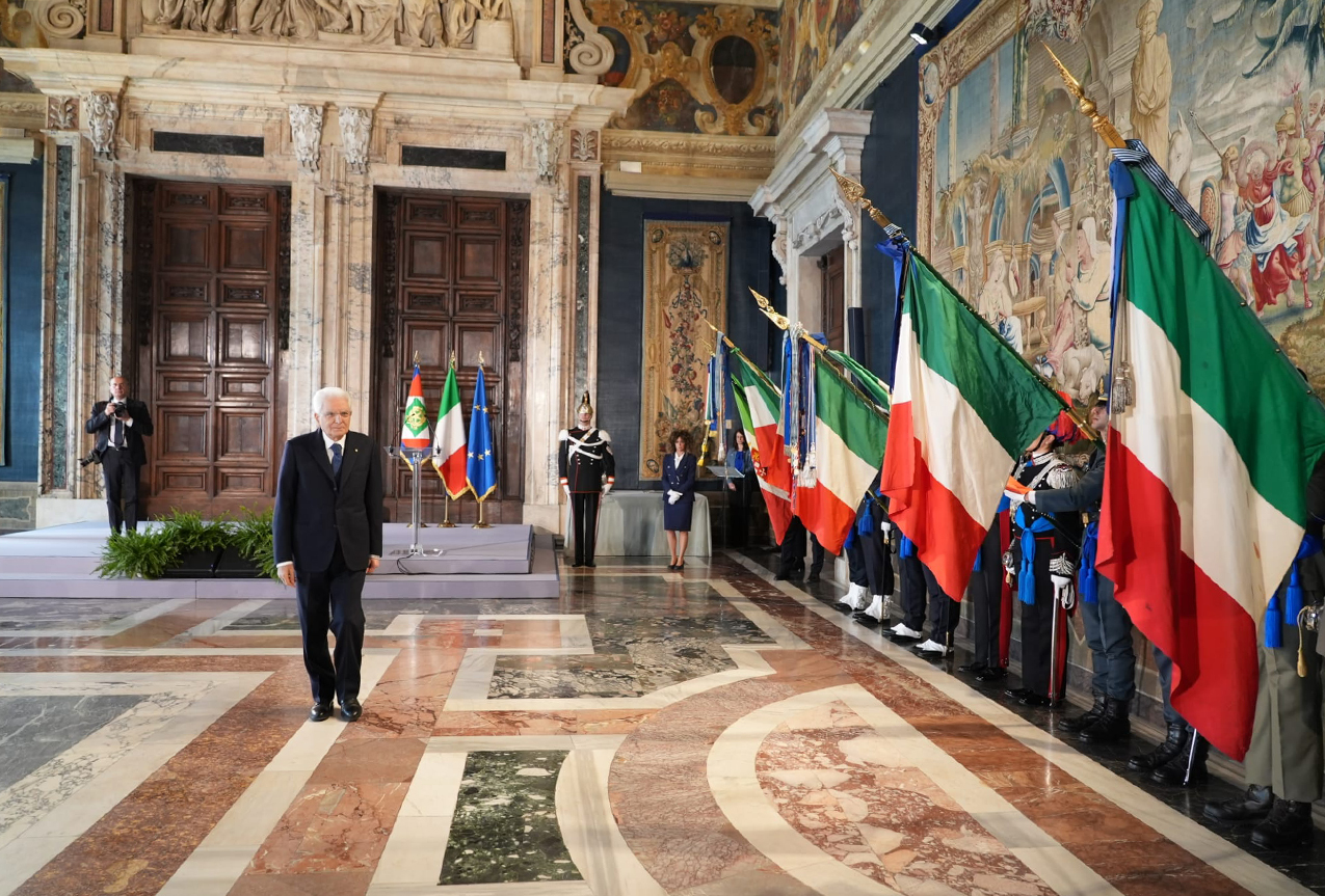 Il Presidente della Repubblica consegna le onorificenze al Merito della Sanità Pubblica