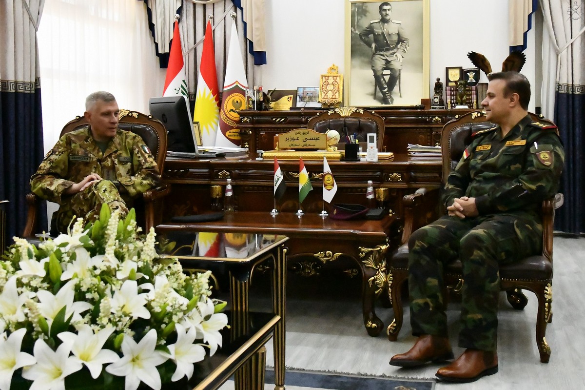 Il Comandante del INCCL incontra il Chief of Staff del Ministero dei Peshmerga