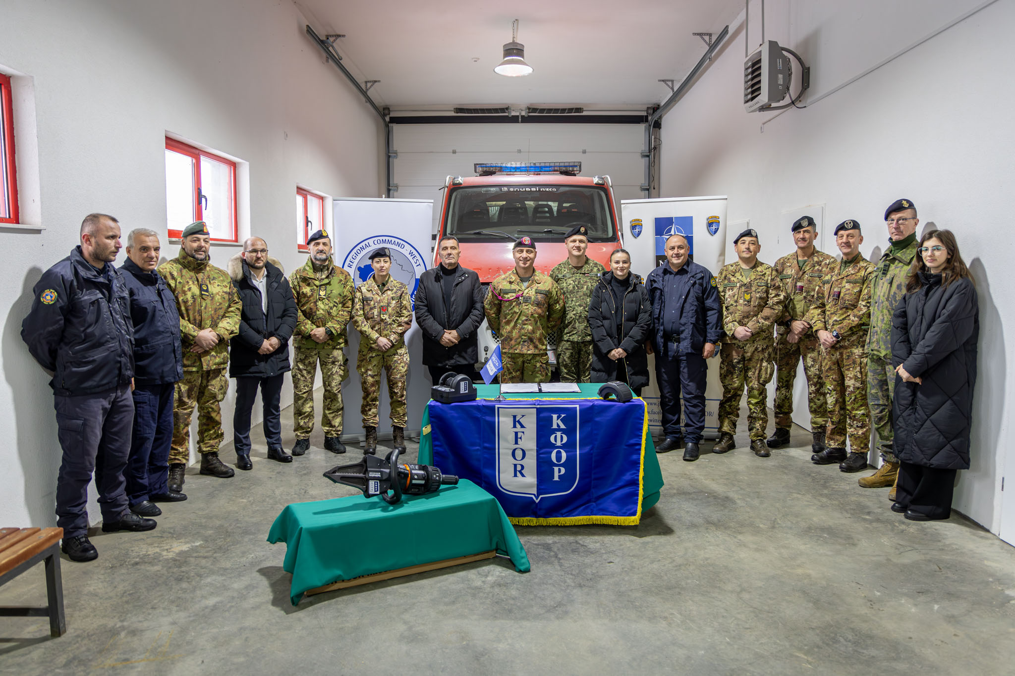 Missione Kosovo, Kfor in supporto ai vigili del fuoco