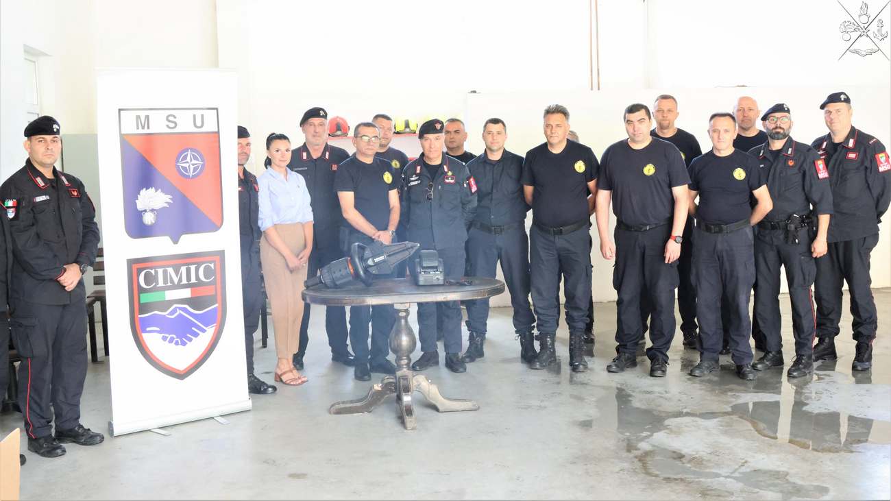 KFOR: MSU in supporto dei Vigili del Fuoco di Mitrovica Nord