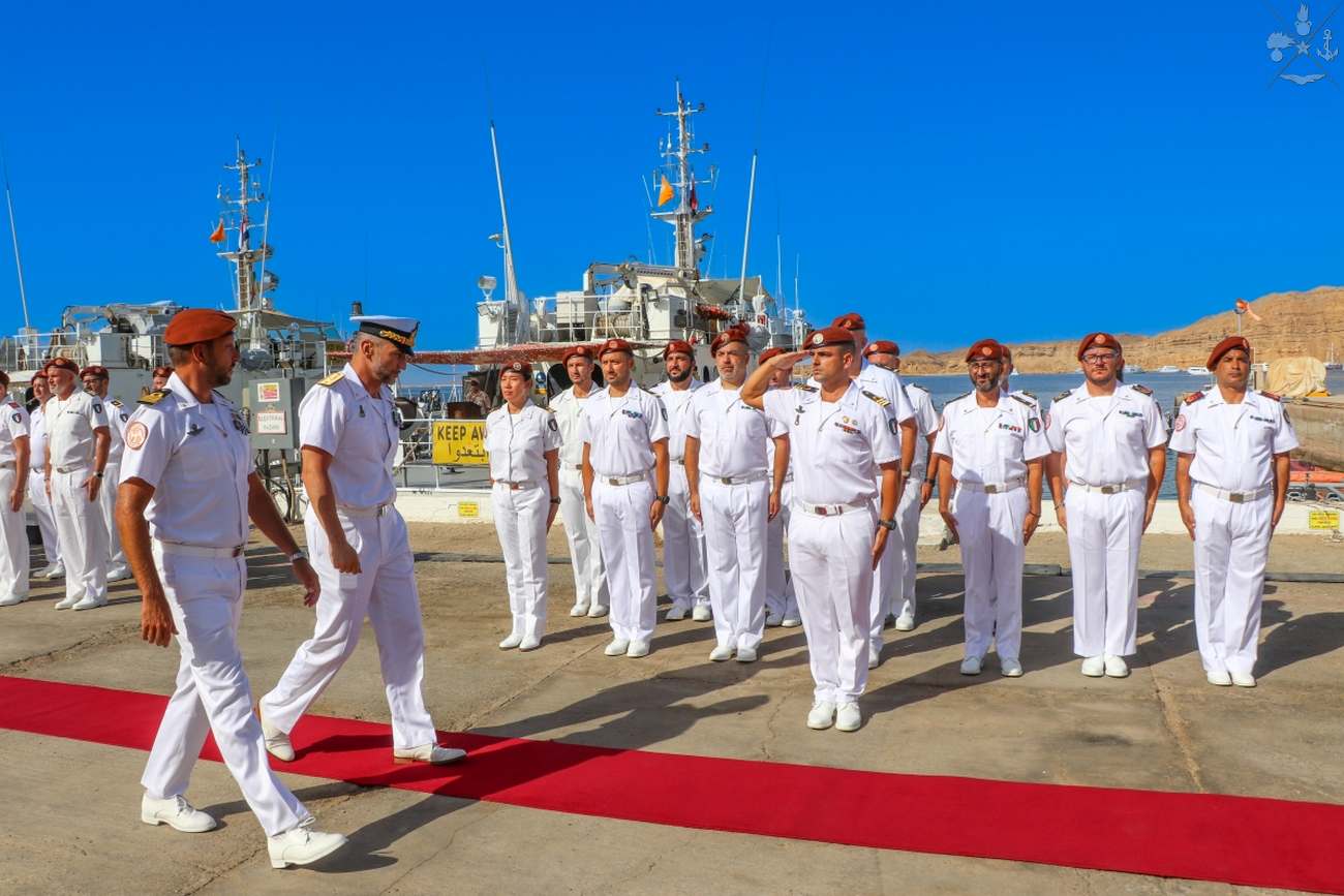Il Contrammiraglio Orini incontra i militari italiani della Multinationl Force & Observers