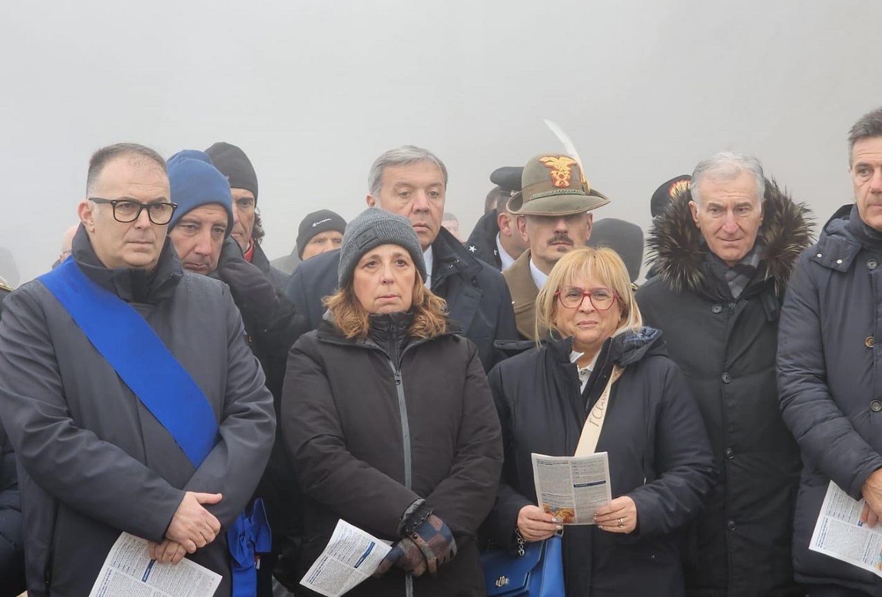 Il Sottosegretario Rauti a Rigopiano
