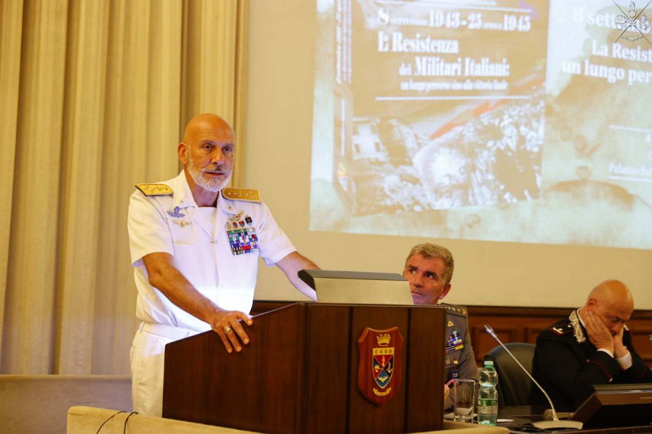 Il Capo di SMD alla presentazione del volume storico: 8 settembre 1943 – 25 aprile 1945