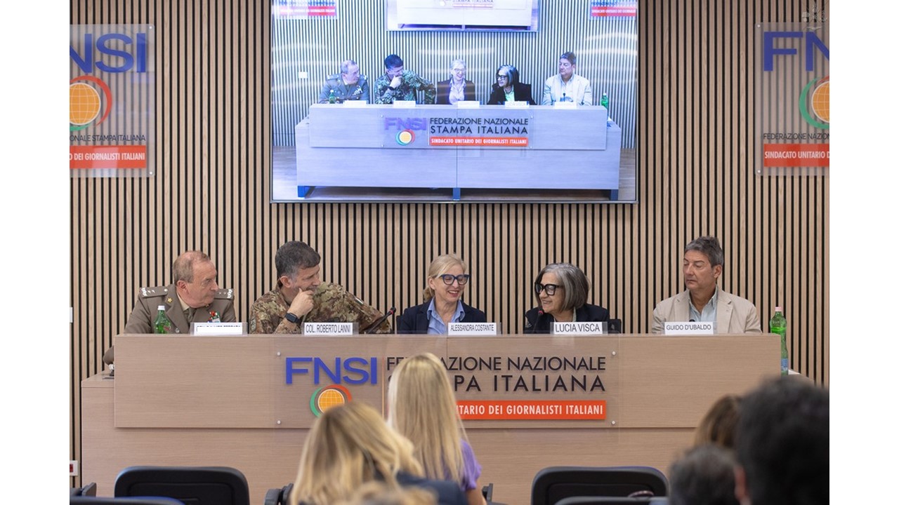 Roma presentazione dei corsi per giornalisti inviati in aree di crisi
