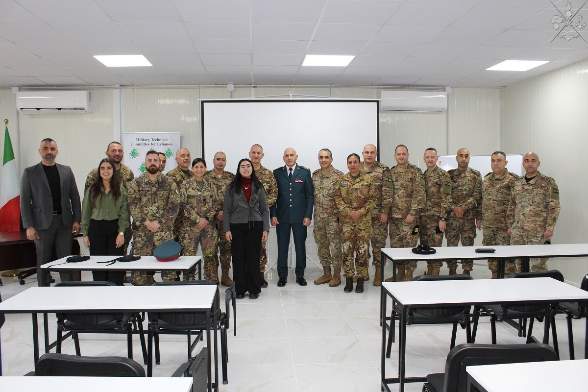 MTC4L: donata un’aula didattica all’8a Brigata delle Lebanese Armed Forces

