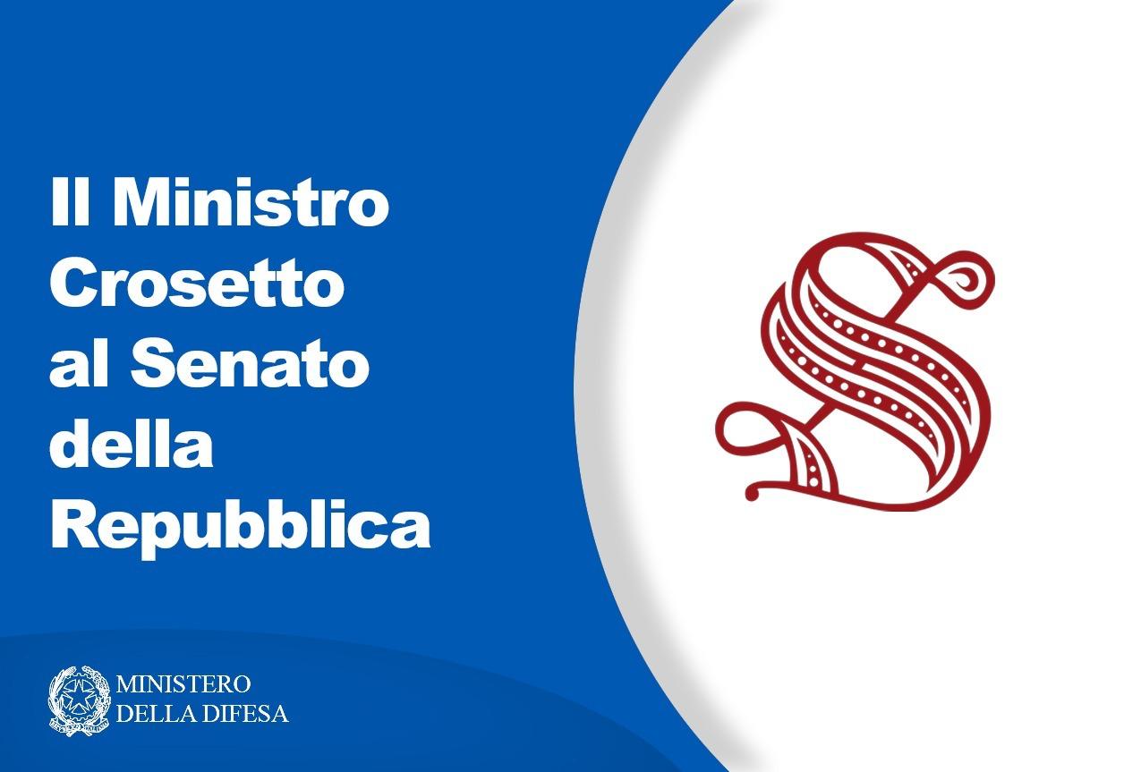 Audizione del Ministro Crosetto al Senato della Repubblica