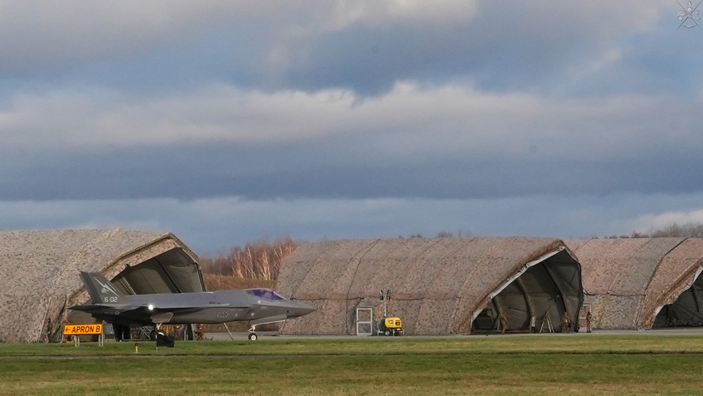 Scramble degli F35 della Task Force Air 32° Wing