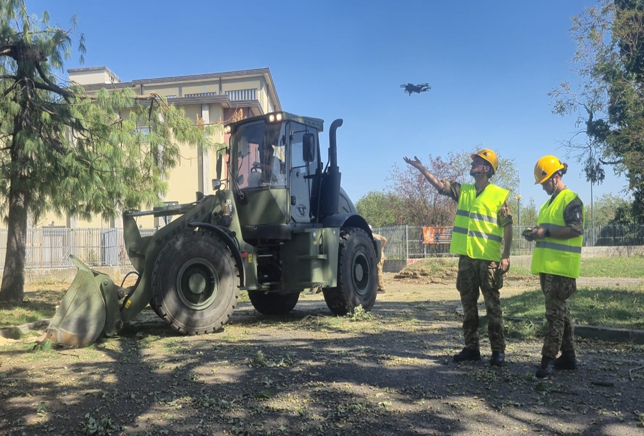 Emergenza maltempo a Cremona: la Difesa a supporto della popolazione 