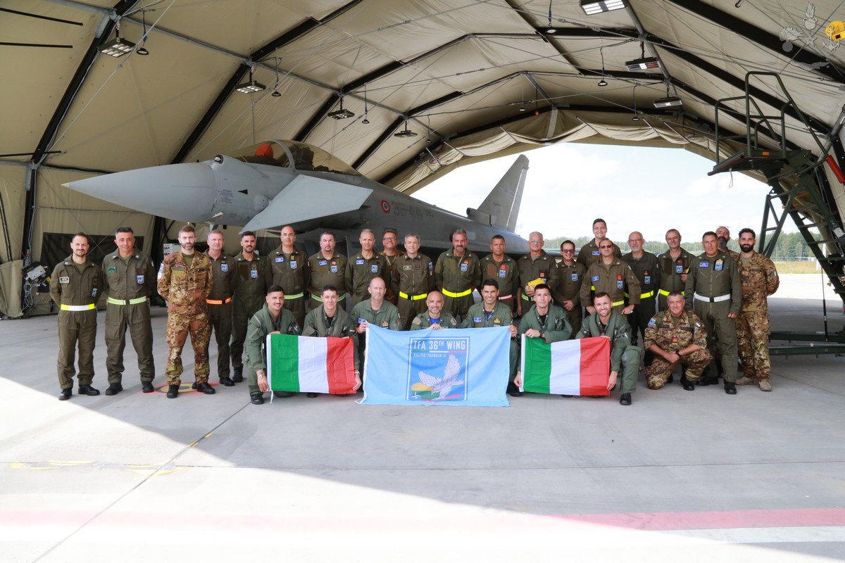 NATO Baltic Air Policing: il contingente Italiano arriva in Lituania