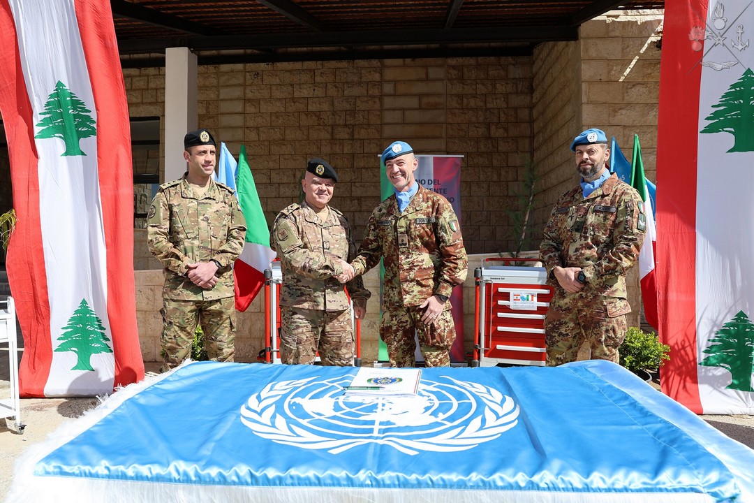 UNIFIL: Donazione del Contingente Italiano all’Ospedale gestito dalle Forze Armate Libanesi