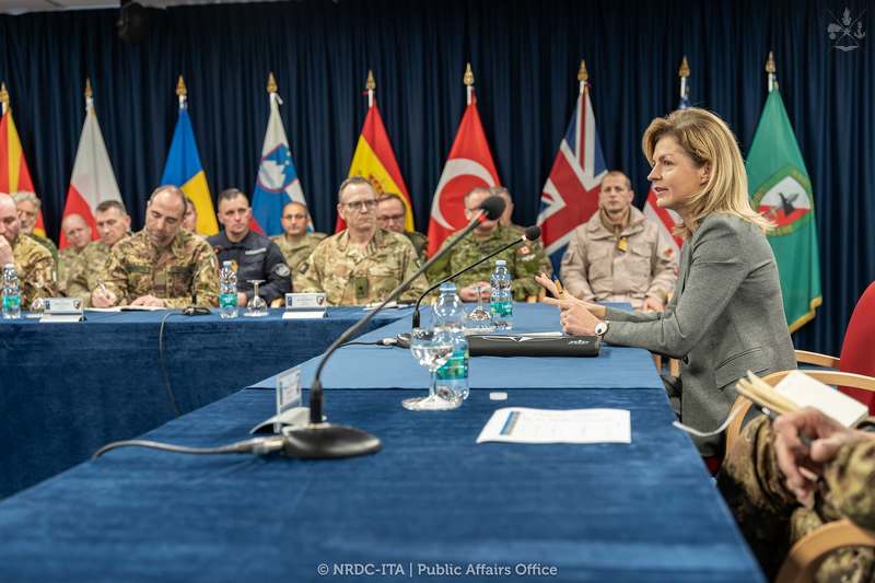 l'Ambasciatore della Lituania in visita al Comando di NRDC - ITA