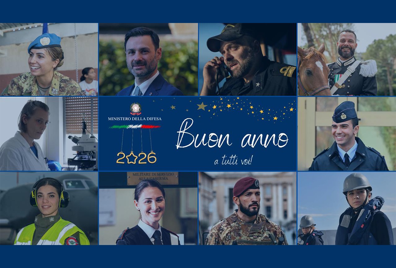 Buon 2026 dalla grande famiglia della Difesa