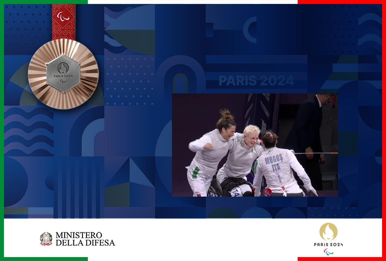 Giochi Paralimpici di Parigi: medaglia di bronzo nel fioretto