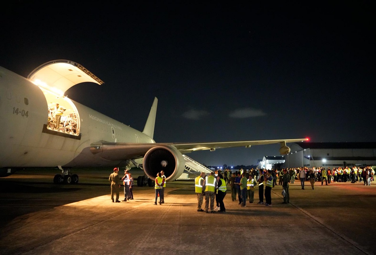 Terremoto Venezuela: atterrato in Venezuela il primo velivolo dell’Aeronautica Militare