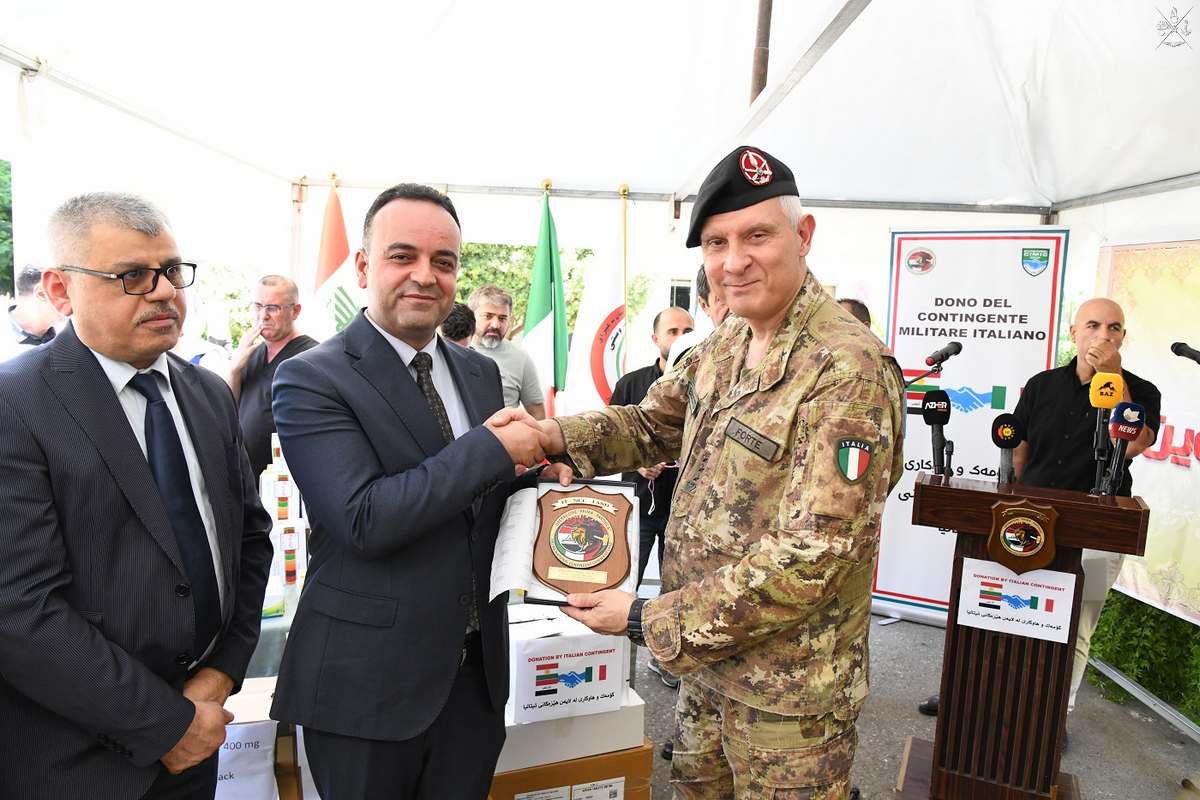 Erbil: donazione di materiale sanitario all’ospedale di Dohuk