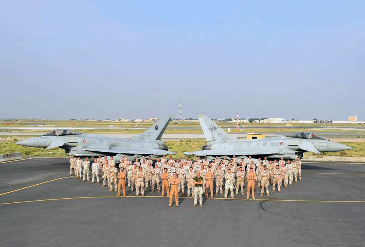 Kuwait: 7000 ore di volo per gli Eurofighter italiani Kuwait: 7000 ore di volo per gli Eurofighter italiani