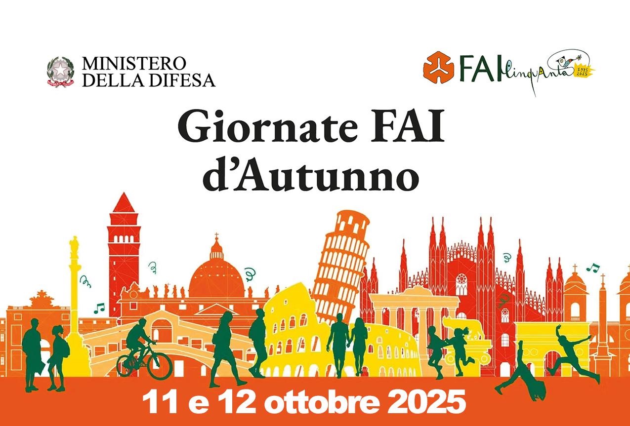 Giornate FAI d’Autunno 2025: la Difesa apre le porte ai visitatori Giornate FAI d’Autunno 2025: la Difesa apre le porte ai visitatori