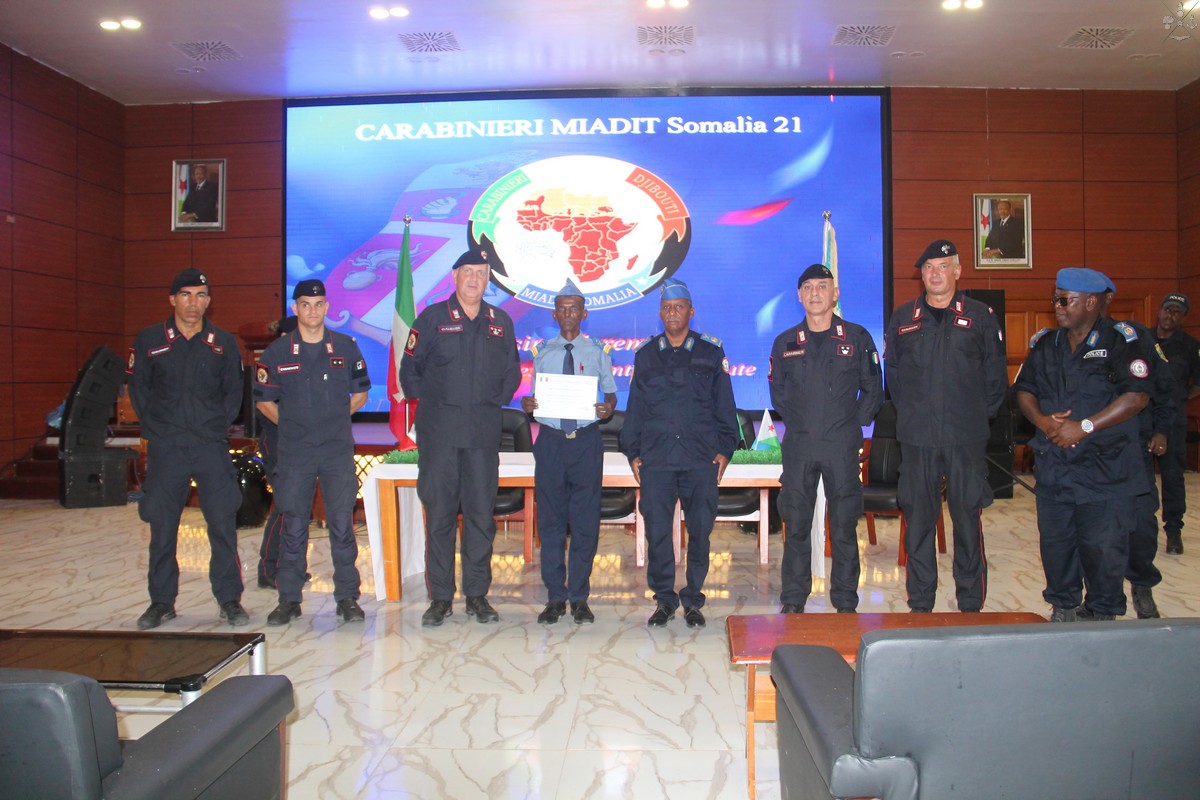 Miadit Somalia 21 proseguono le attività addestrative dei carabinieri