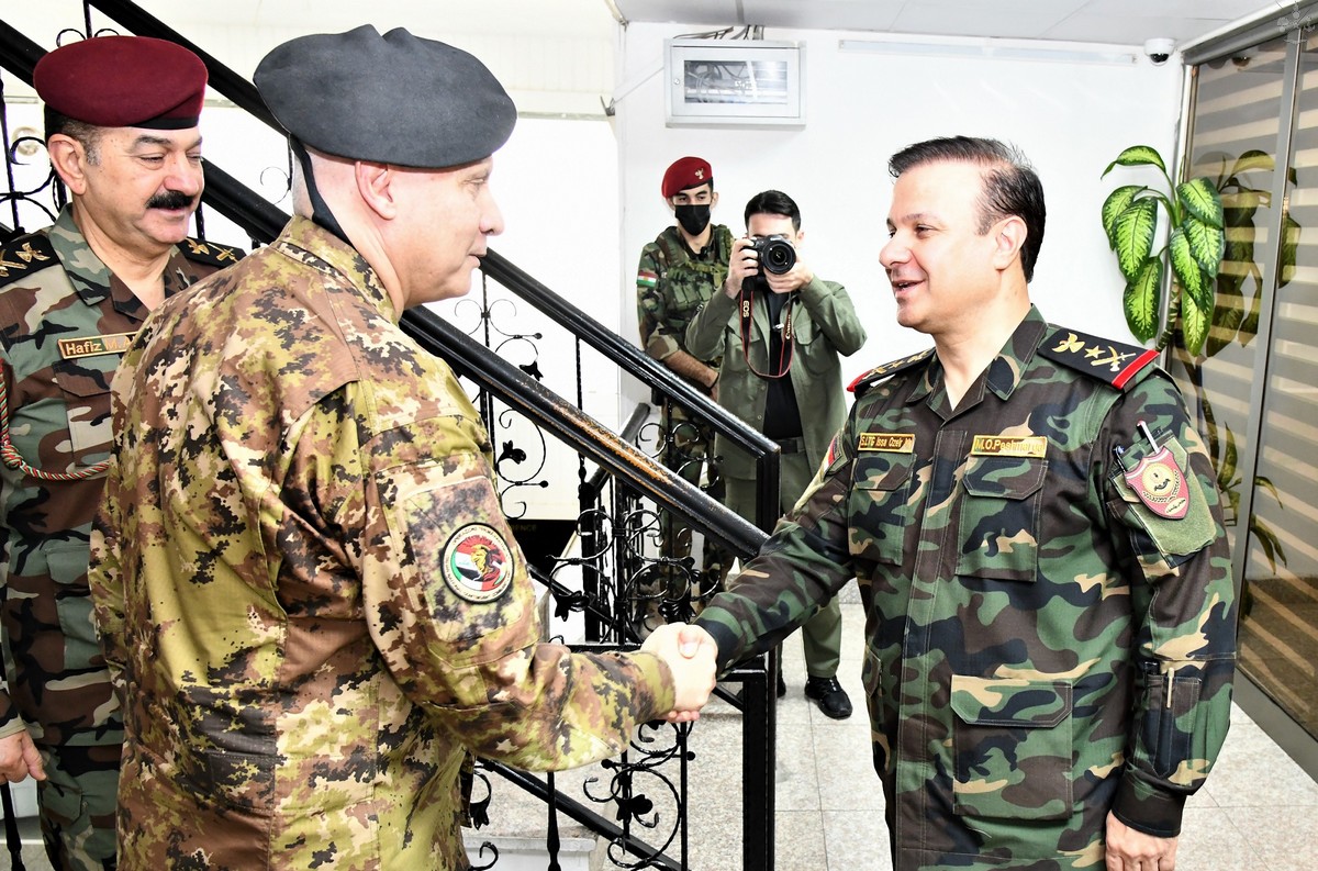 Il Comandante dell’INCCL incontra il Capo di SM del Ministero dei Peshmerga