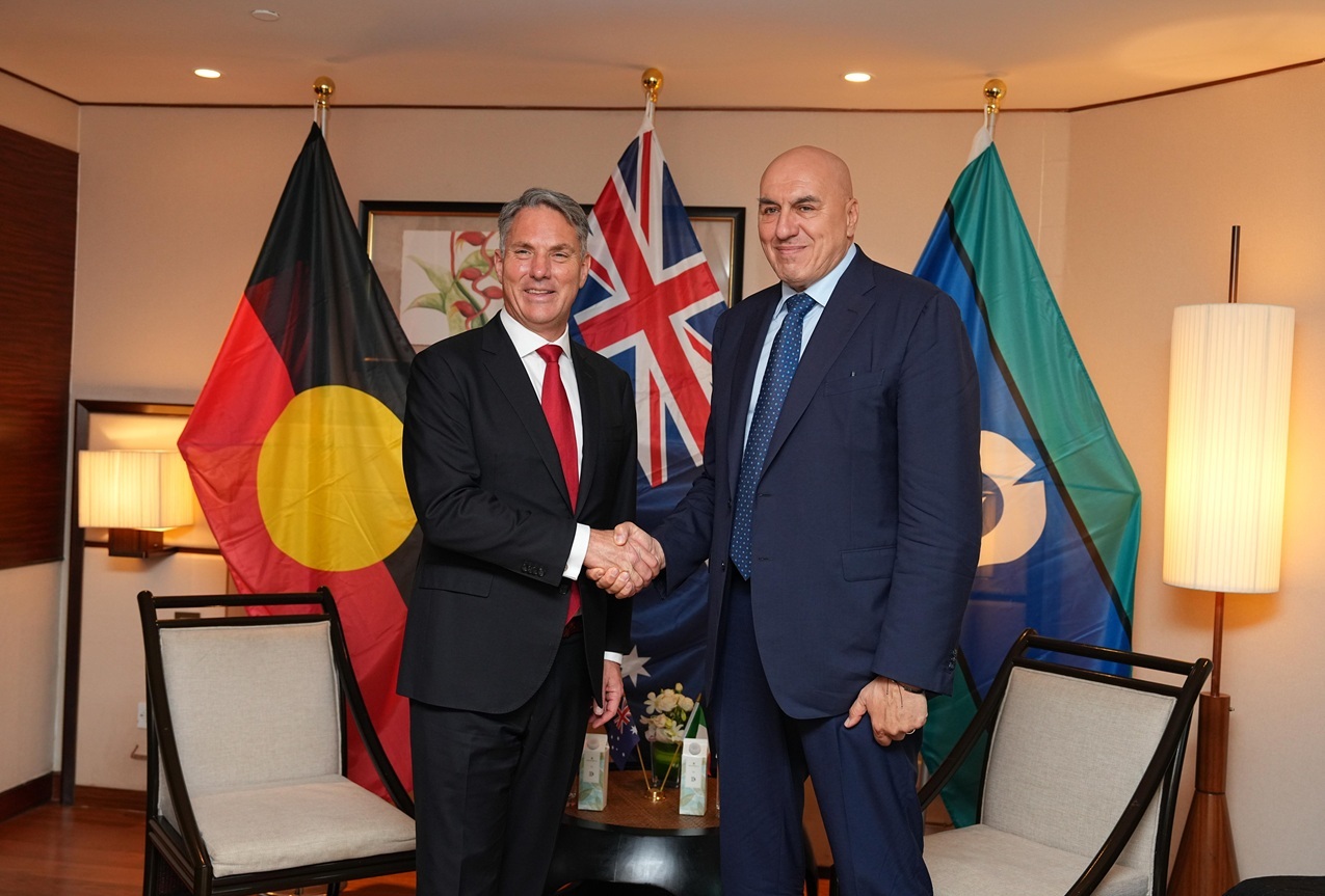 Il Ministro Crosetto incontra il Vice Primo Ministro e Ministro della Difesa australiano