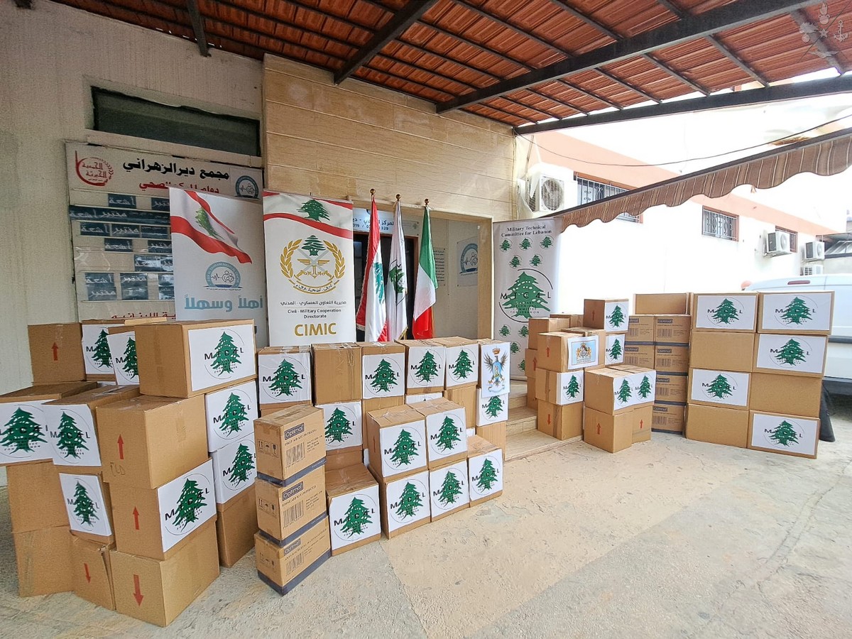 Libano: aiuti umanitari dei contingenti italiani MTC4L e MIBIL