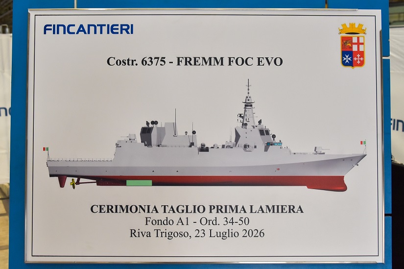 TECNOLOGIA, INNOVAZIONE E SOSTENIBILITÀ: PRENDE FORMA LA SECONDA FREMM EVO