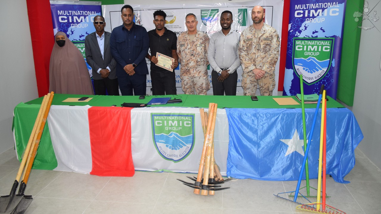 Somalia: concluso corso di formazione ad attività agricole
