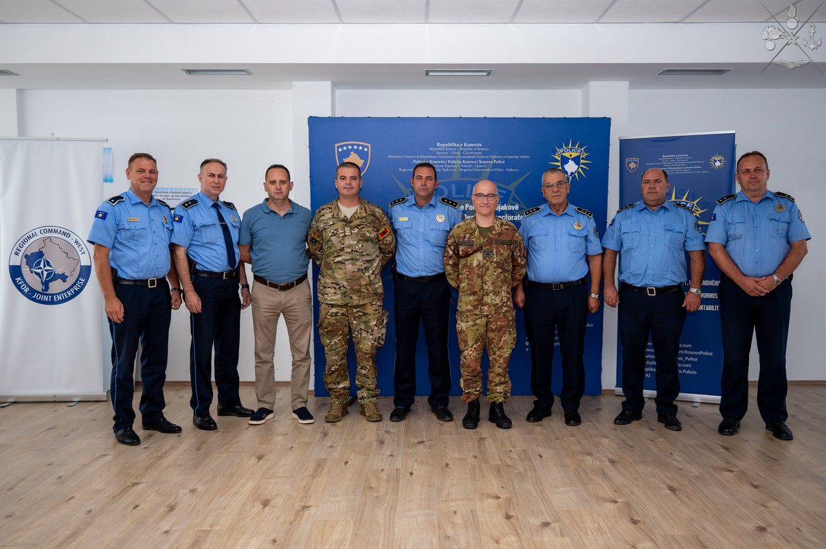 Kosovo: RC-W incontra i direttori regionali della Kosovo Police