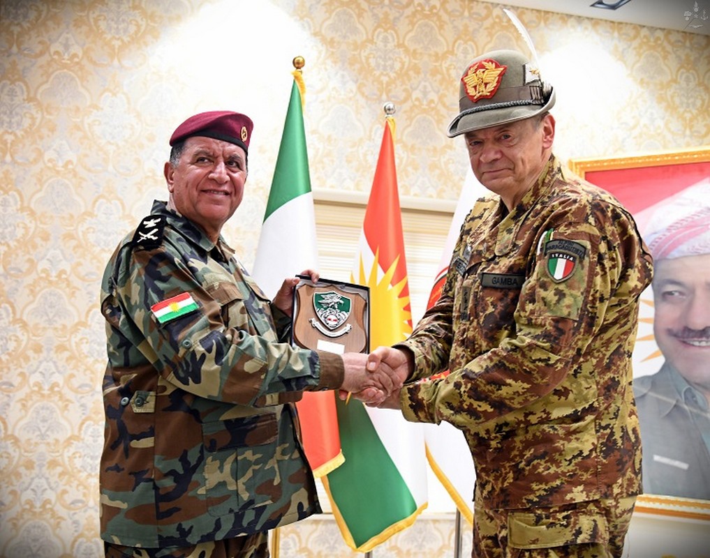 Erbil, il Comandante delle Truppe Alpine dell’Esercito in visita ufficiale nel Kurdistan iracheno