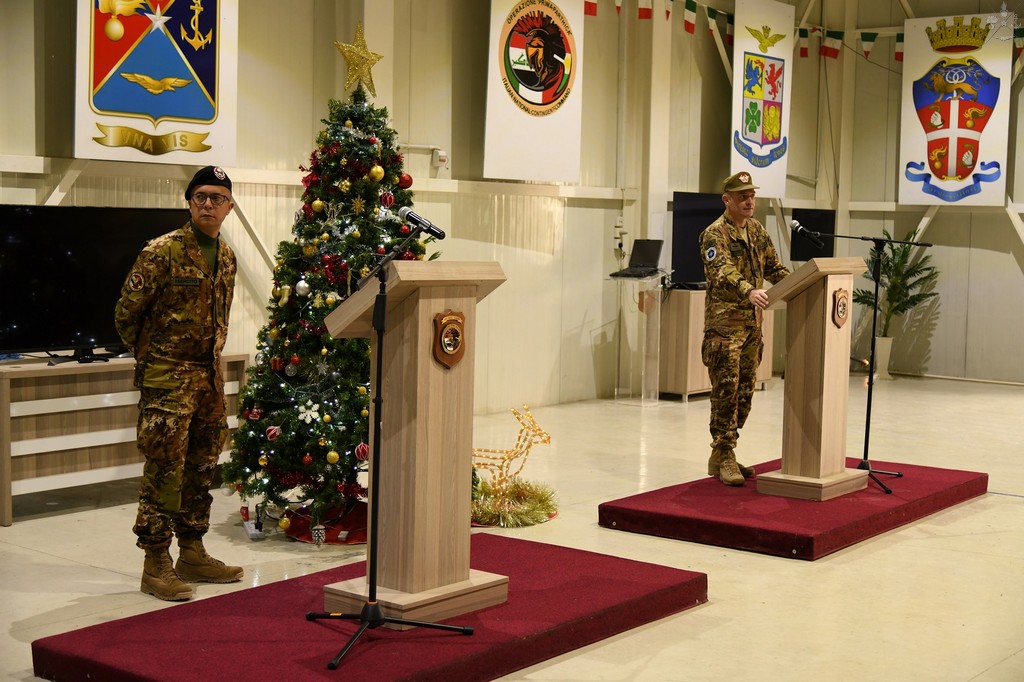 Erbil, il Chief of Staff della Nato Mission Iraq visita il contingente italiano