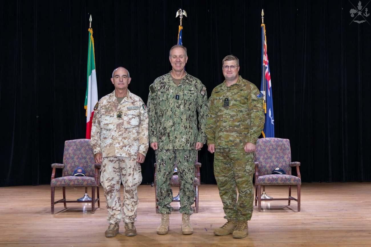 Bahrain, la Marina Militare Italiana cede il comando della Combined Task Force 153 alla Marina Australiana