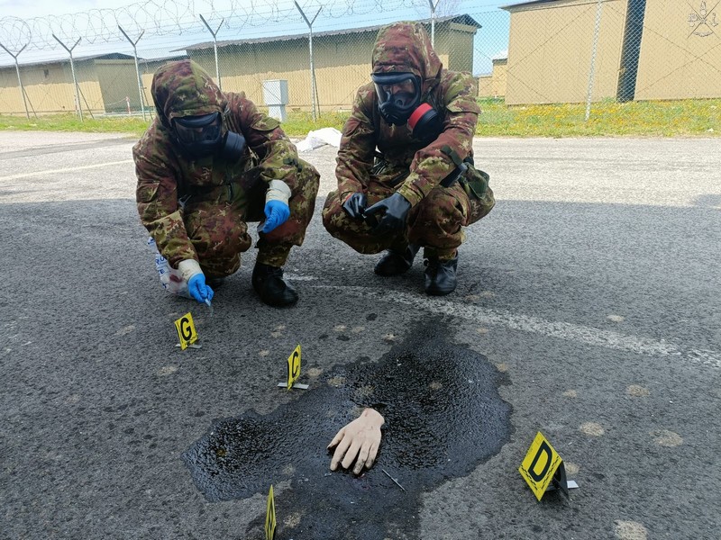 Scuola NBC: Corso di campionamento con metodologia forense