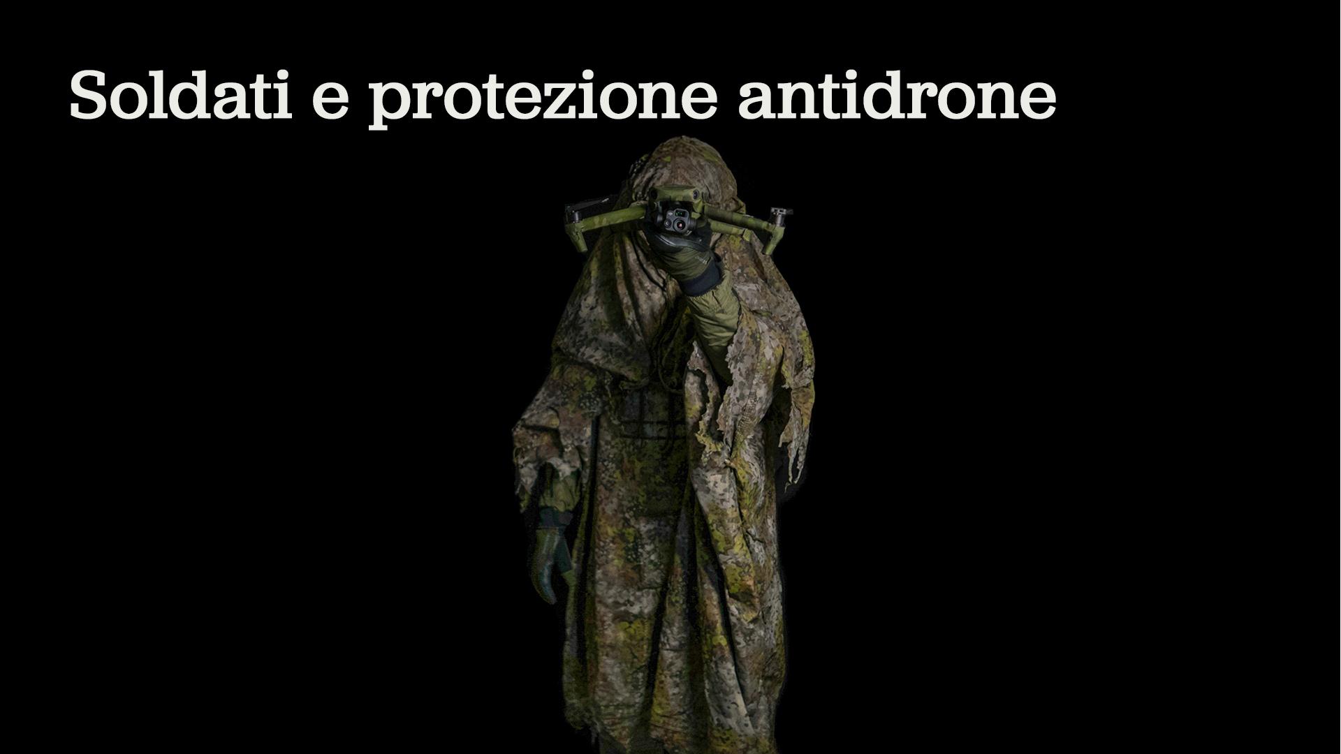 Soldati e protezione antidrone