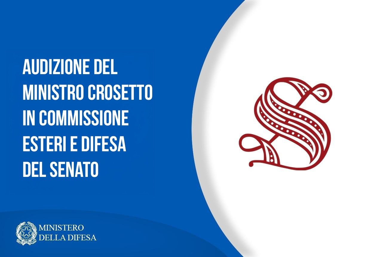 Disegno di legge sul rafforzamento e l’adeguamento della capacità di difesa nazionale: audizione del Ministro Crosetto