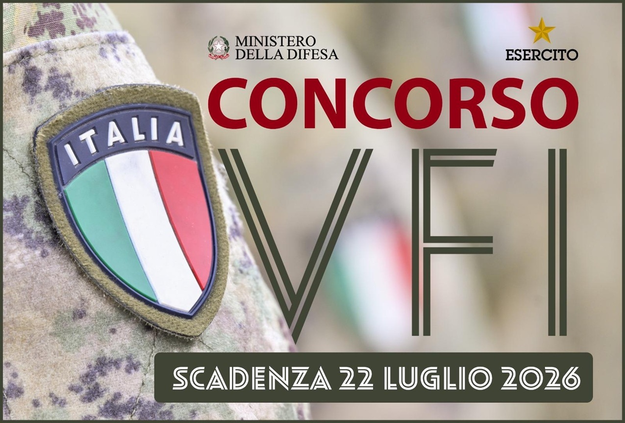 Concorso per Volontari in ferma iniziale nell'Esercito Italiano