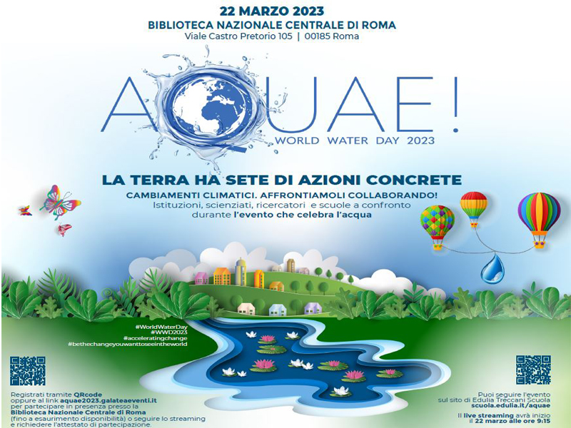 La Terra ha sete di Azioni Concrete Convegno AQUAE!