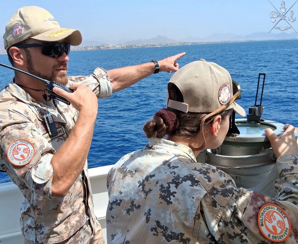 Sinai: il contingente italiano della MFO si addestra al soccorso in mare