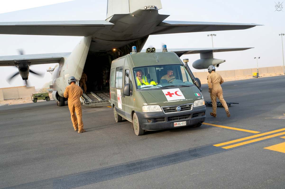 Kuwait: esercitazione MEDEVAC presso la base aerea di Alì Al Salem