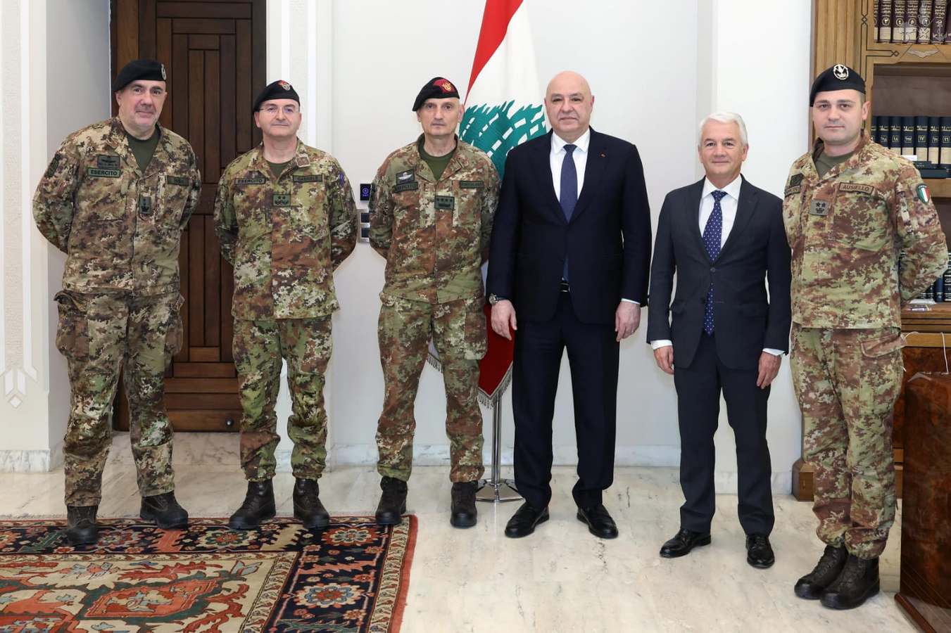 Visita del Capo di Stato Maggiore della Difesa, Gen. Luciano Portolano, ai contingenti italiani e incontri con le autorità libanesi