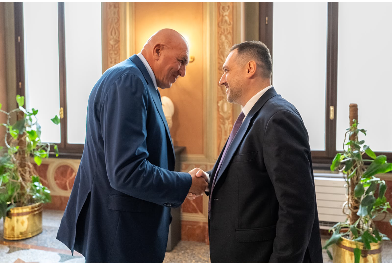 Minister Crosetto Meets His Albanian Counterpart Ermal Nufi