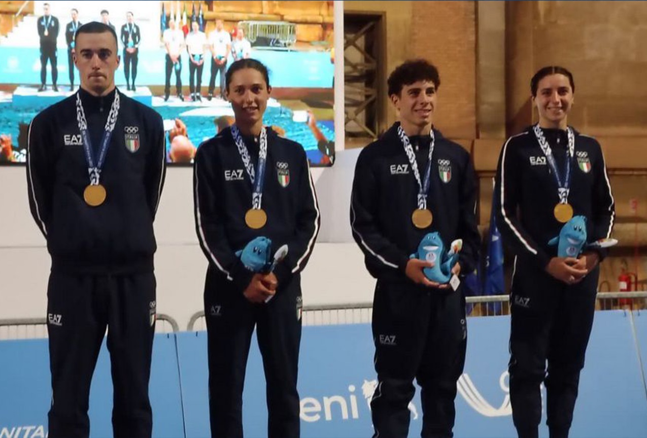 Giochi del Mediterraneo Taranto 2026: oro nella staffetta mista di triathlon